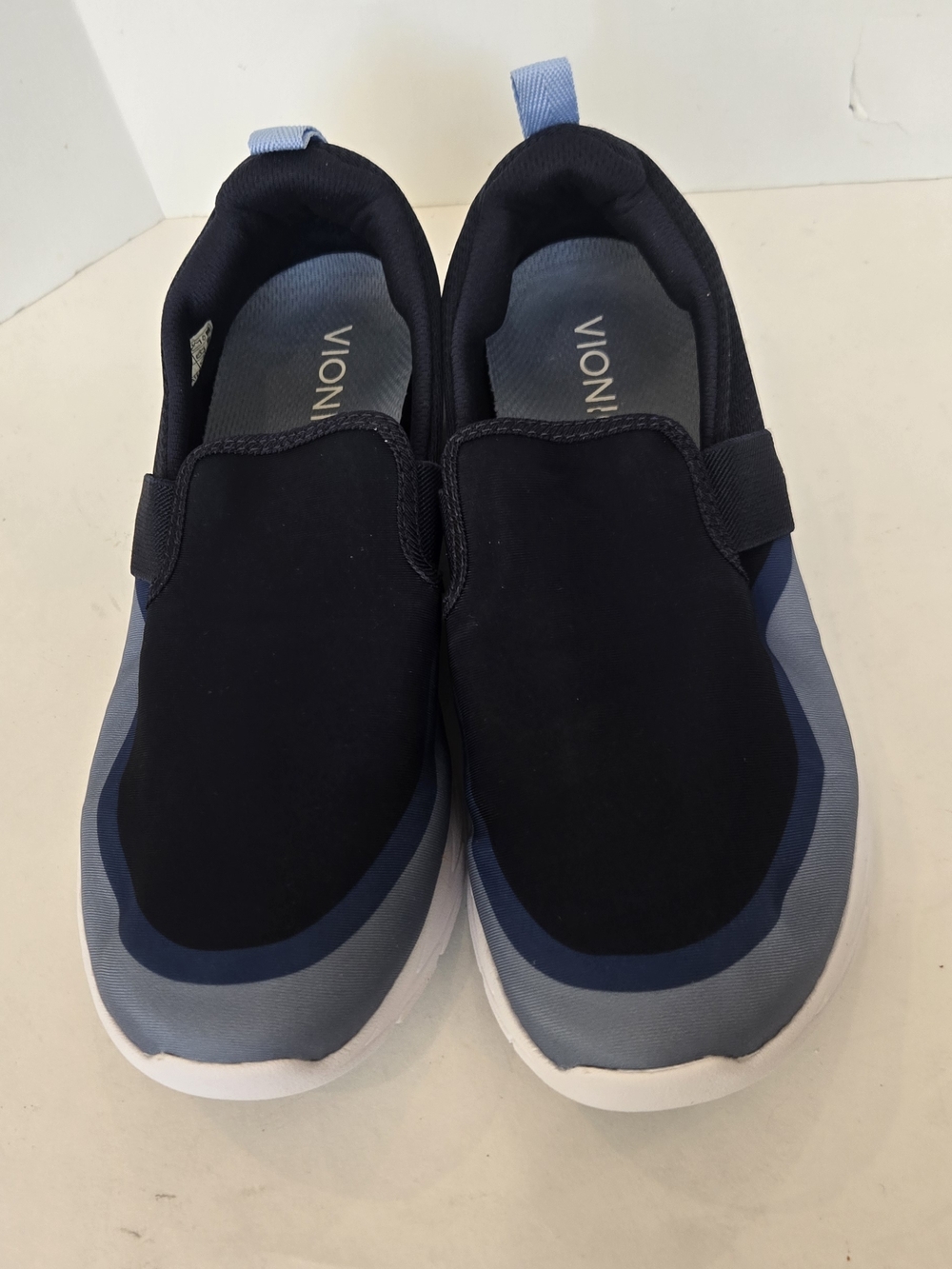 Vionic Women's Slip-On Sneakers in Navy and Light Blue - Picture 5 of 9